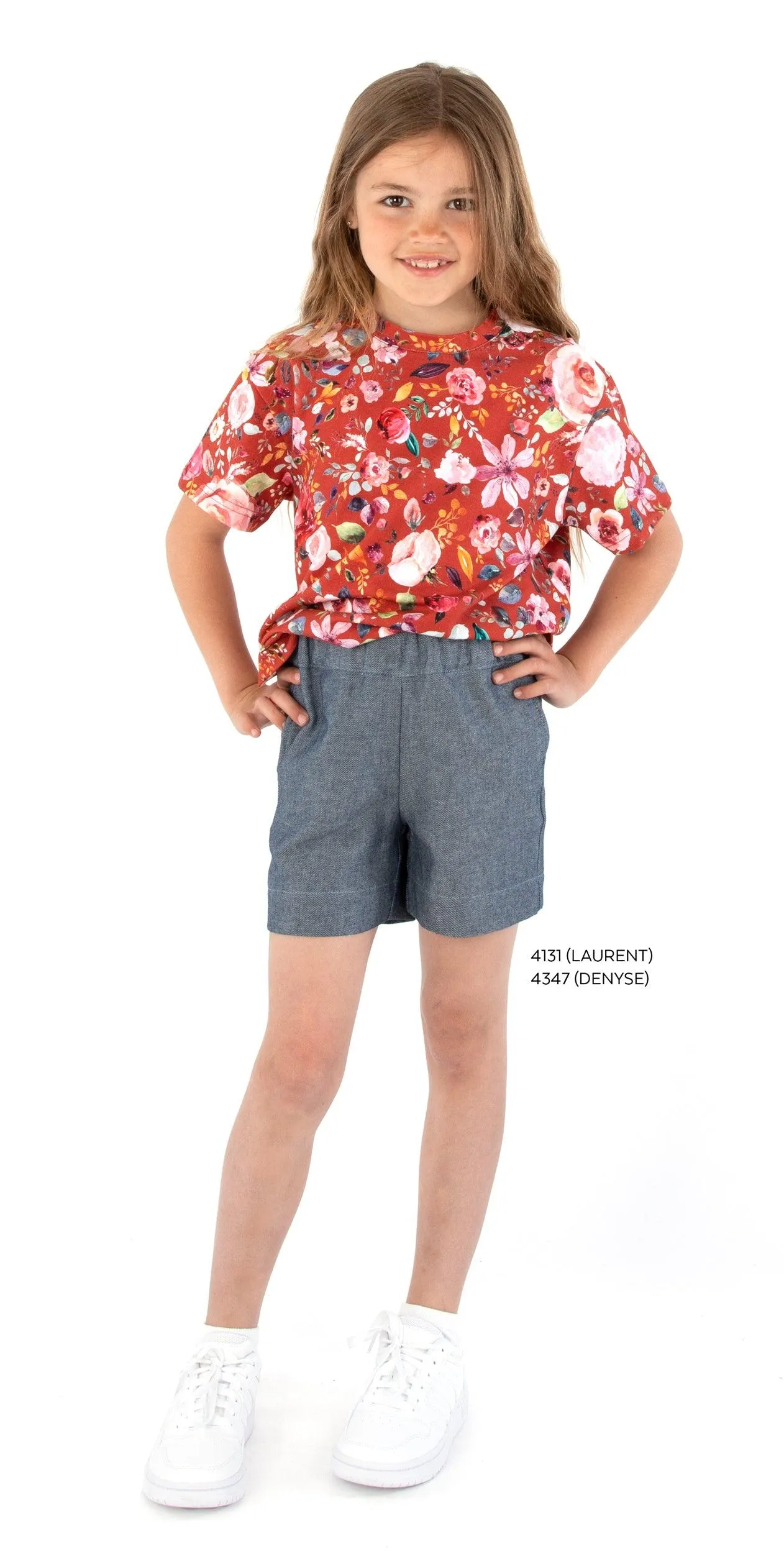 4347 // DENYSE Pull-on woven pants and shorts