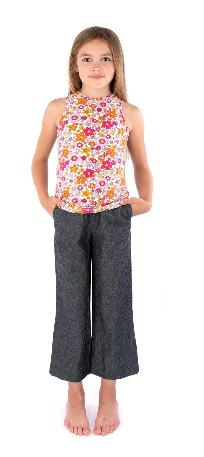 4347 // DENYSE Pull-on woven pants and shorts