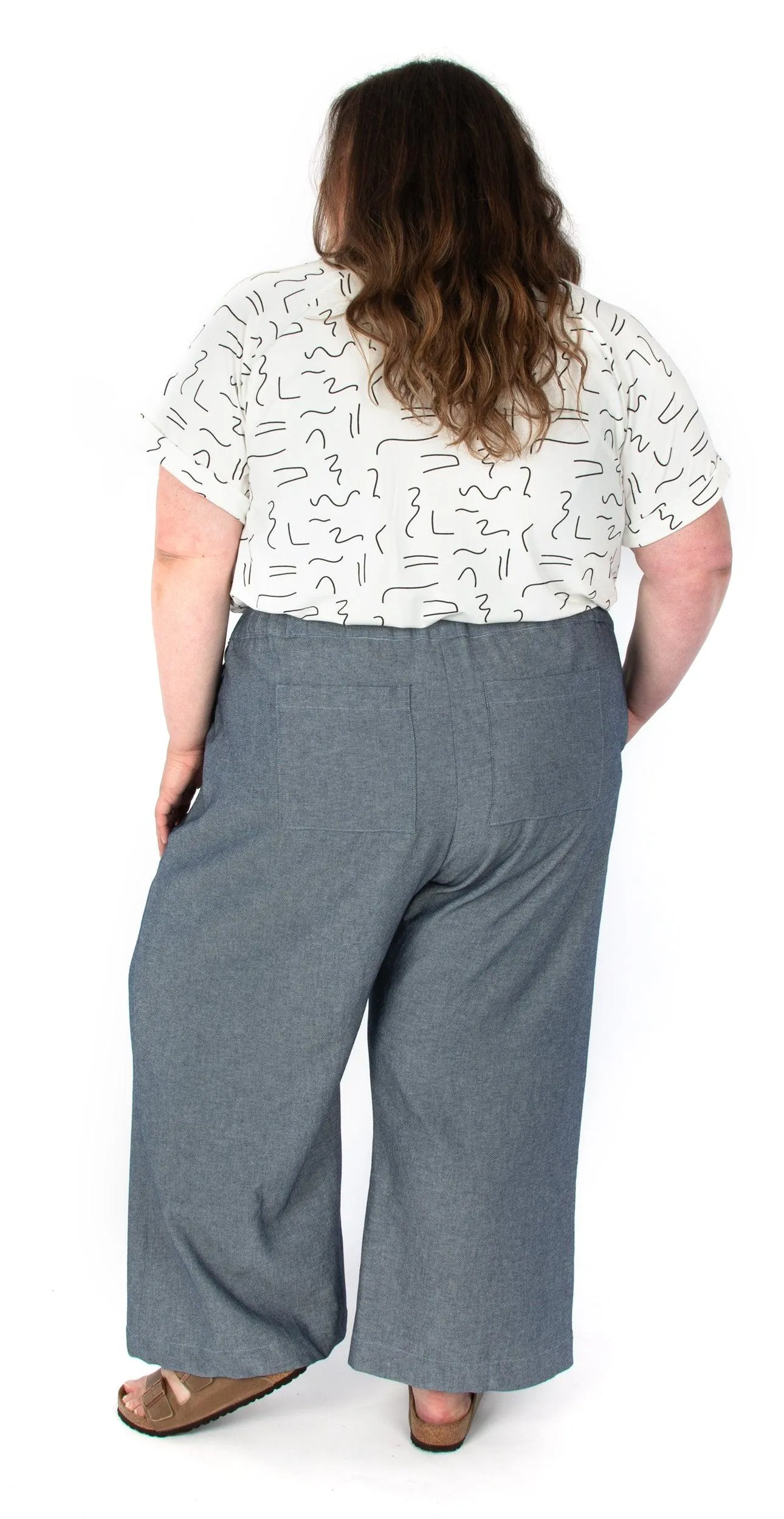 4347 // DENYSE Pull-on woven pants and shorts
