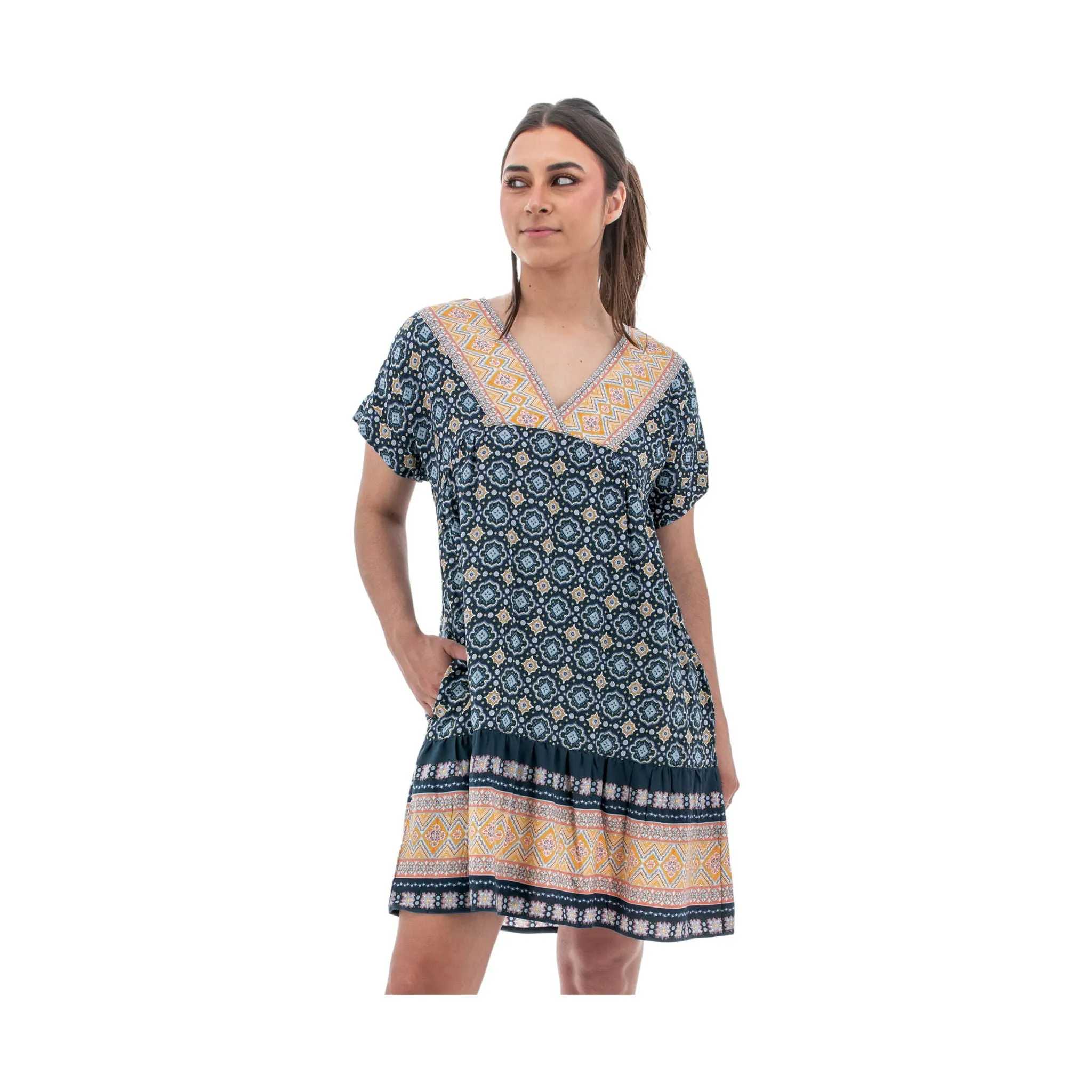 Aventura Women's Vernazza Dress - Black Iris - ONLINE STORE CREDIT/EXCHANGE ONLY