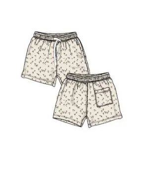 Boy's Everyday Short in Palm Trees