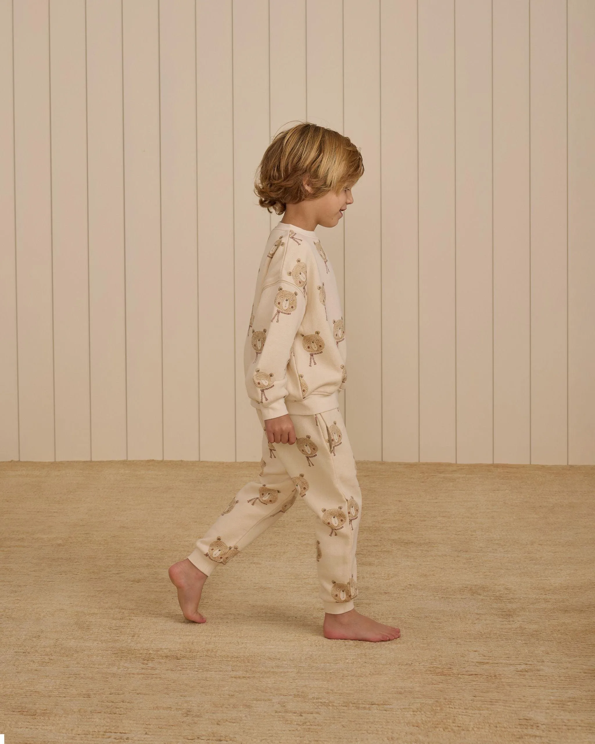 Boys Sets | 2PCS: Relaxed Sweatshirt and Joggers Set- Bears | Rylee and Cru