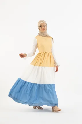 Canary Carolina shades long dress