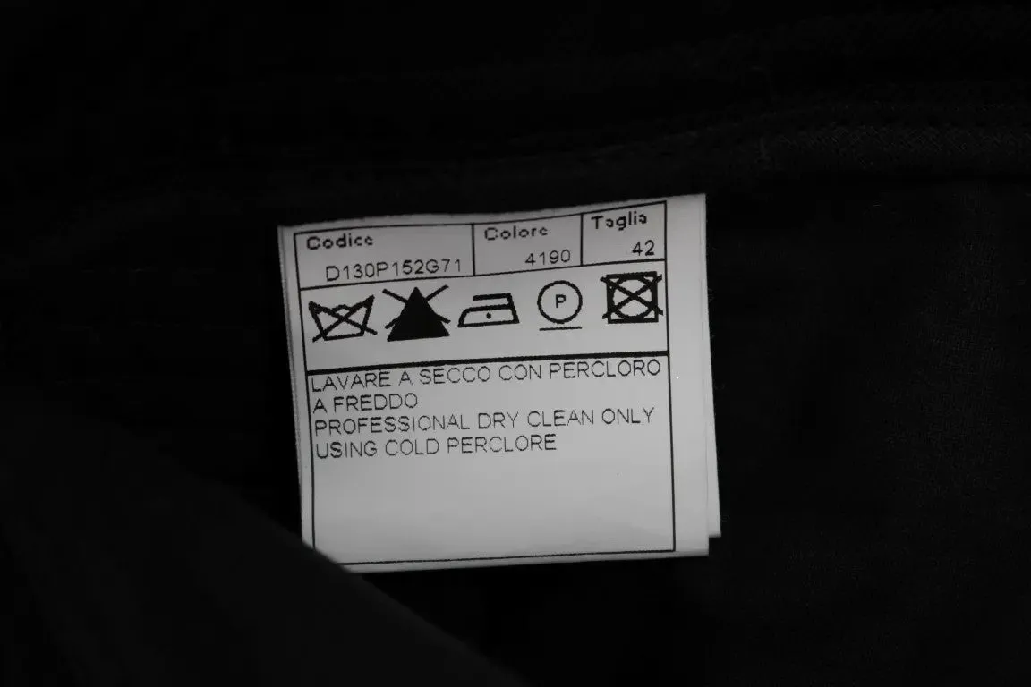 Chic Black Slim Fit Trousers