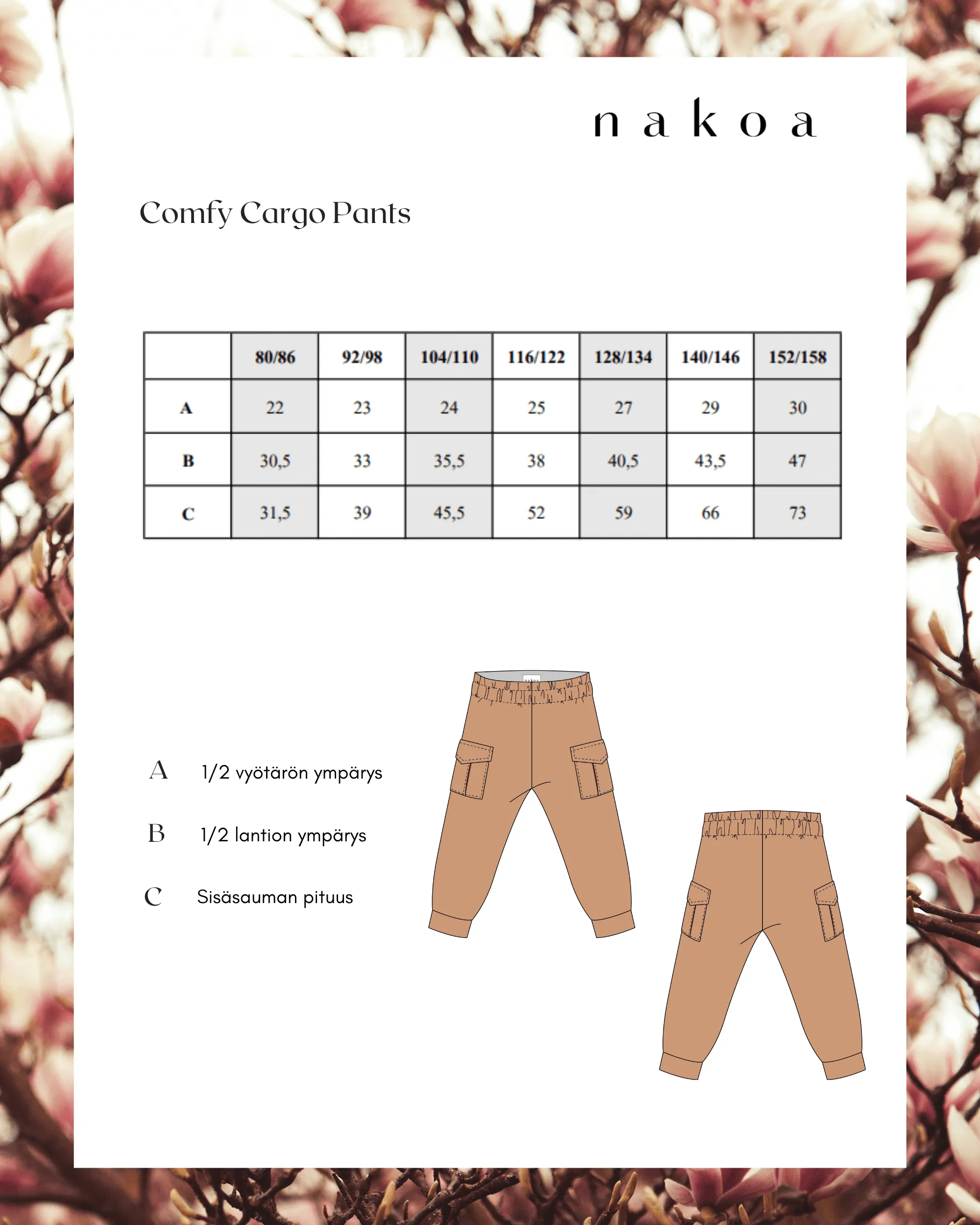 Comfy Cargo Pants, Ivory