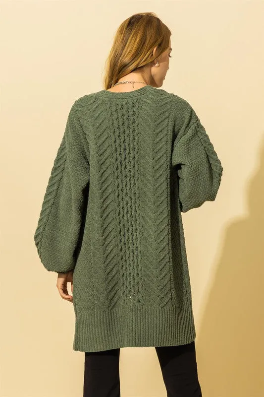 Couldnt Be Better Olive Cardigan