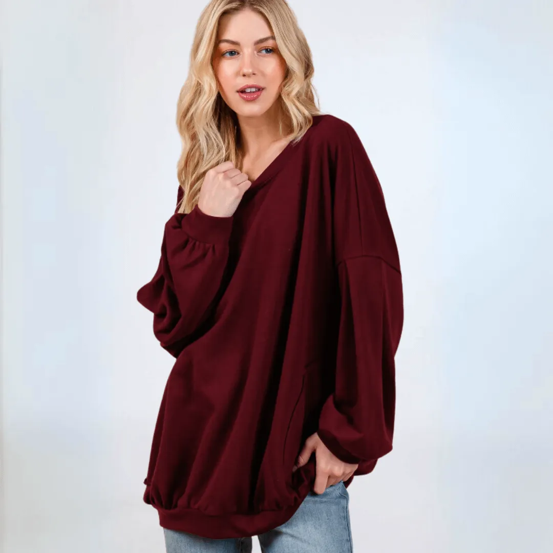 Cozy Convenient Pocket Sweatshirt Made in USA