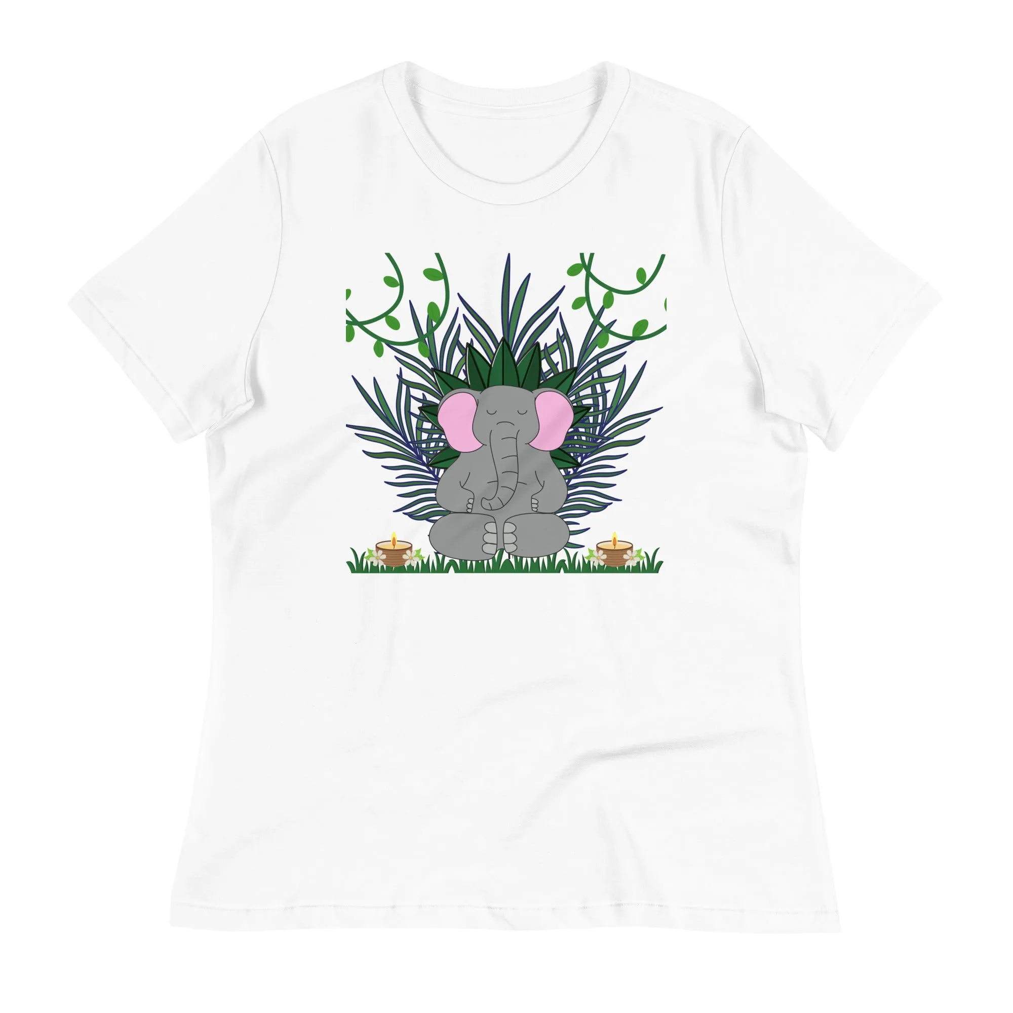 Elephant tees cute & comfortable ladies tee- Lioness love