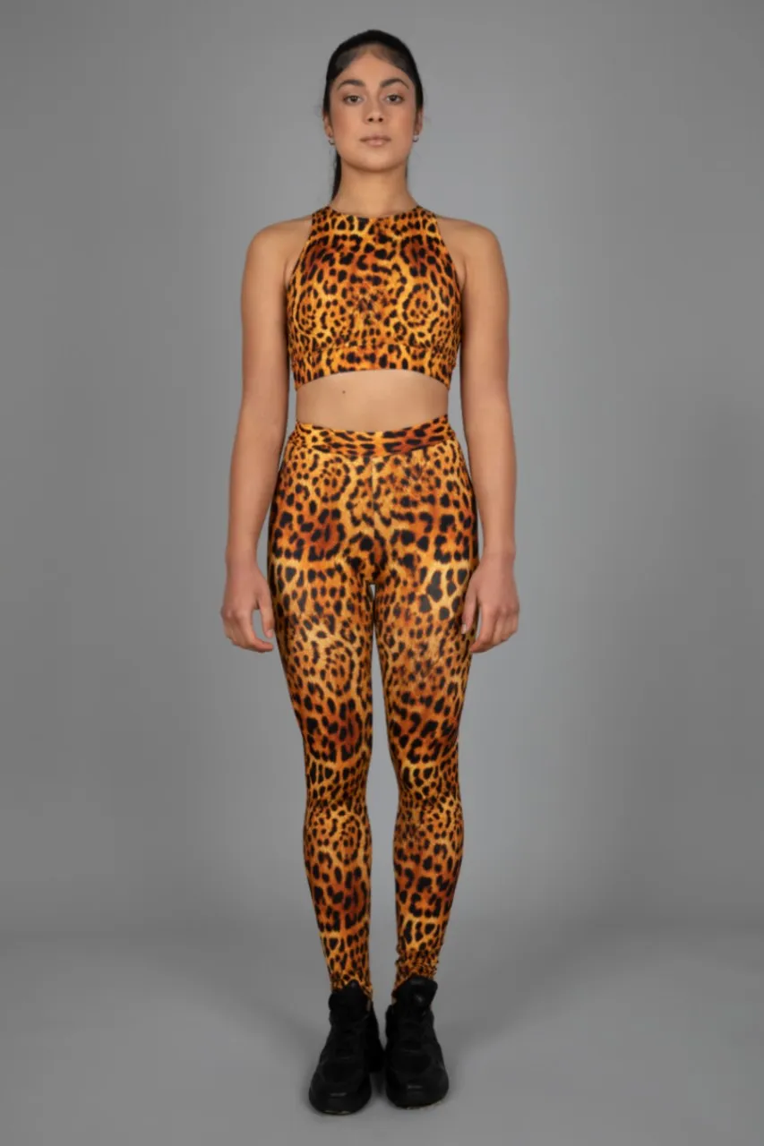 Hear Me Roar! High Waist Leggings, Leopard