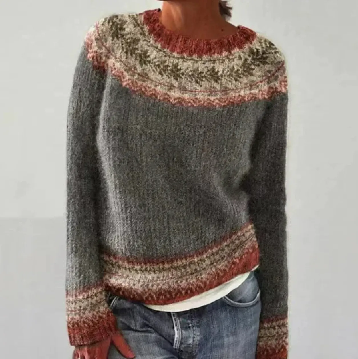 Ivyshape | Comfortable Ladies Sweatshirt with Colors