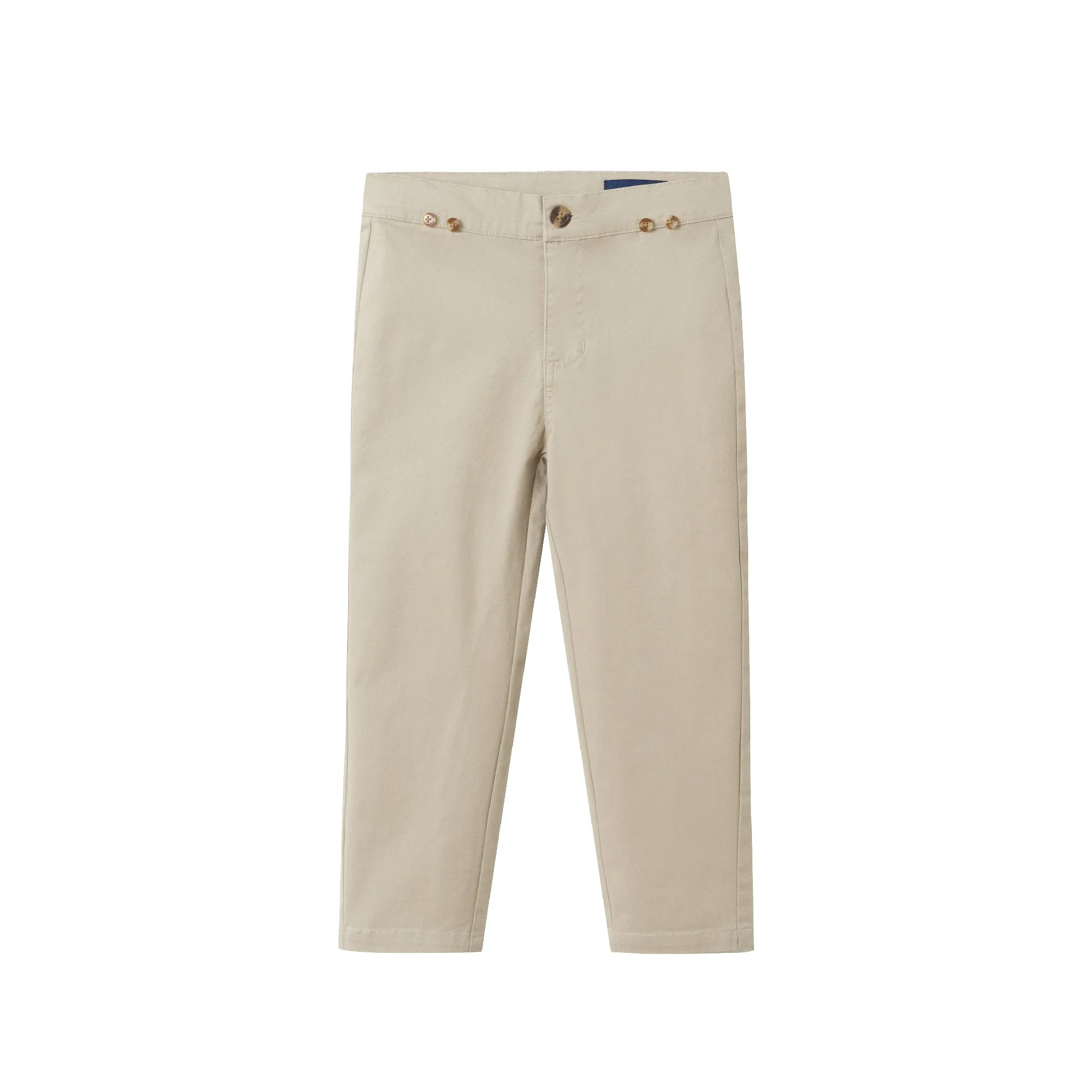 Kids (2-7) Suspenders Set | White