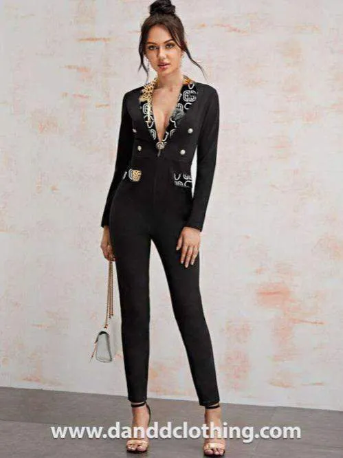Lovely African Stylish Print Jumpsuit