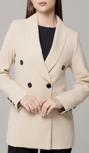 Lyla Long Light Comfy Jacket - Vanilla