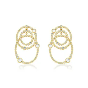 Modern Maharani Athena Multi Layered Earrings