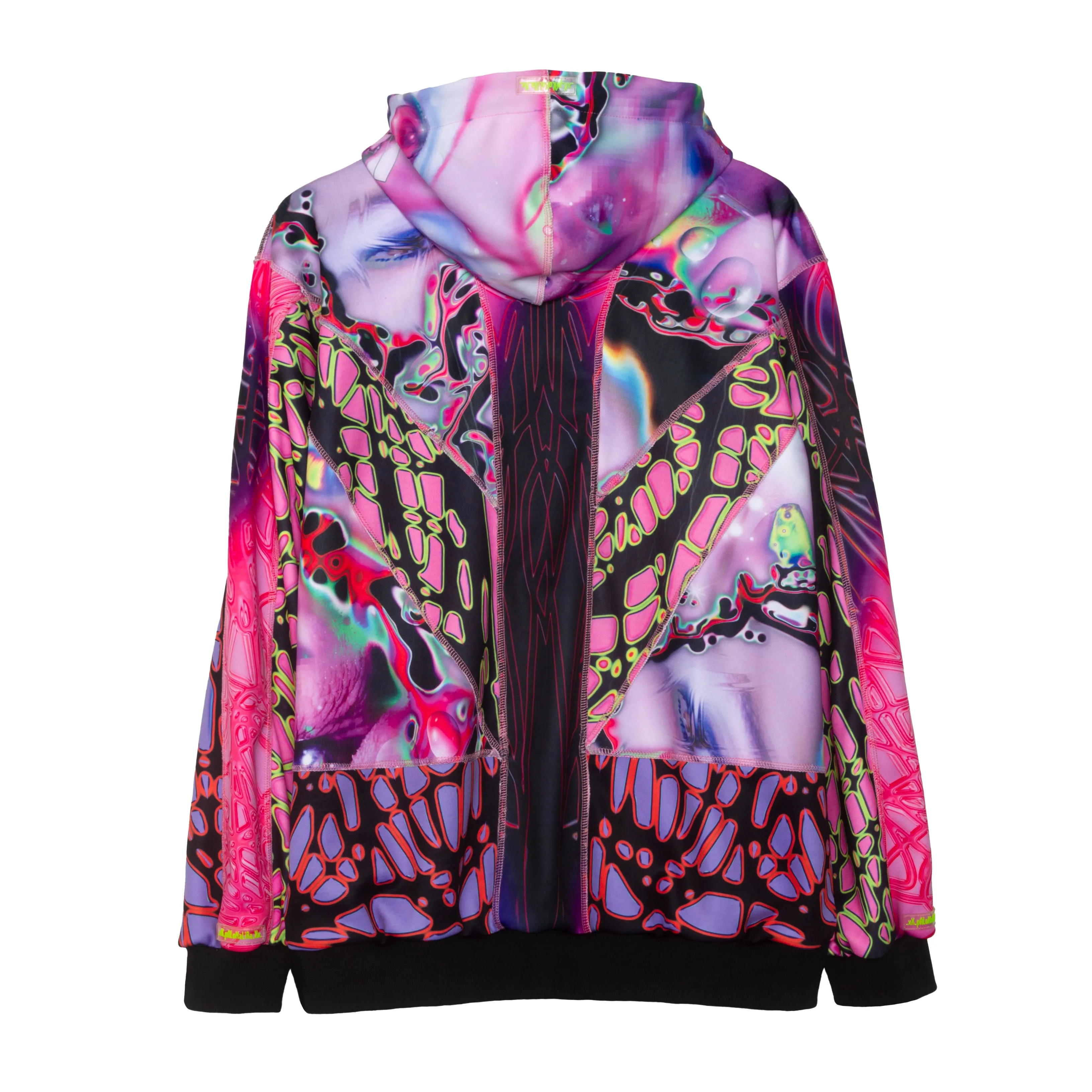 NRG Patchwork Printed Hoodie