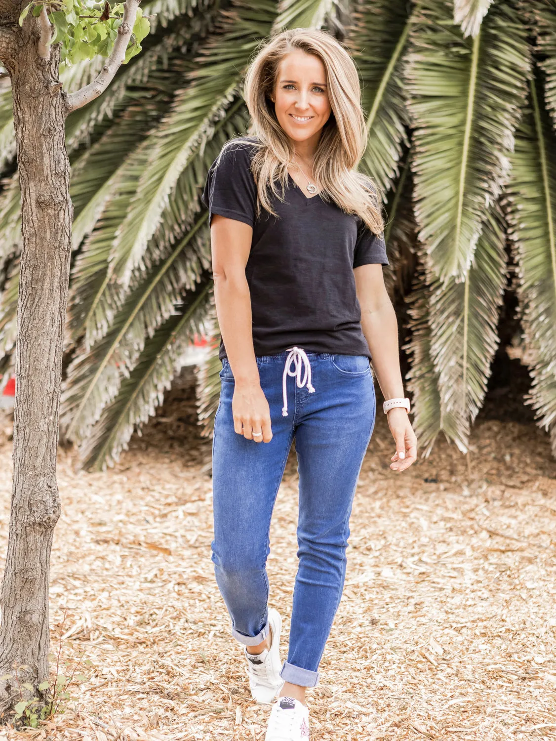 Oakleigh Pull On Denim - Dark