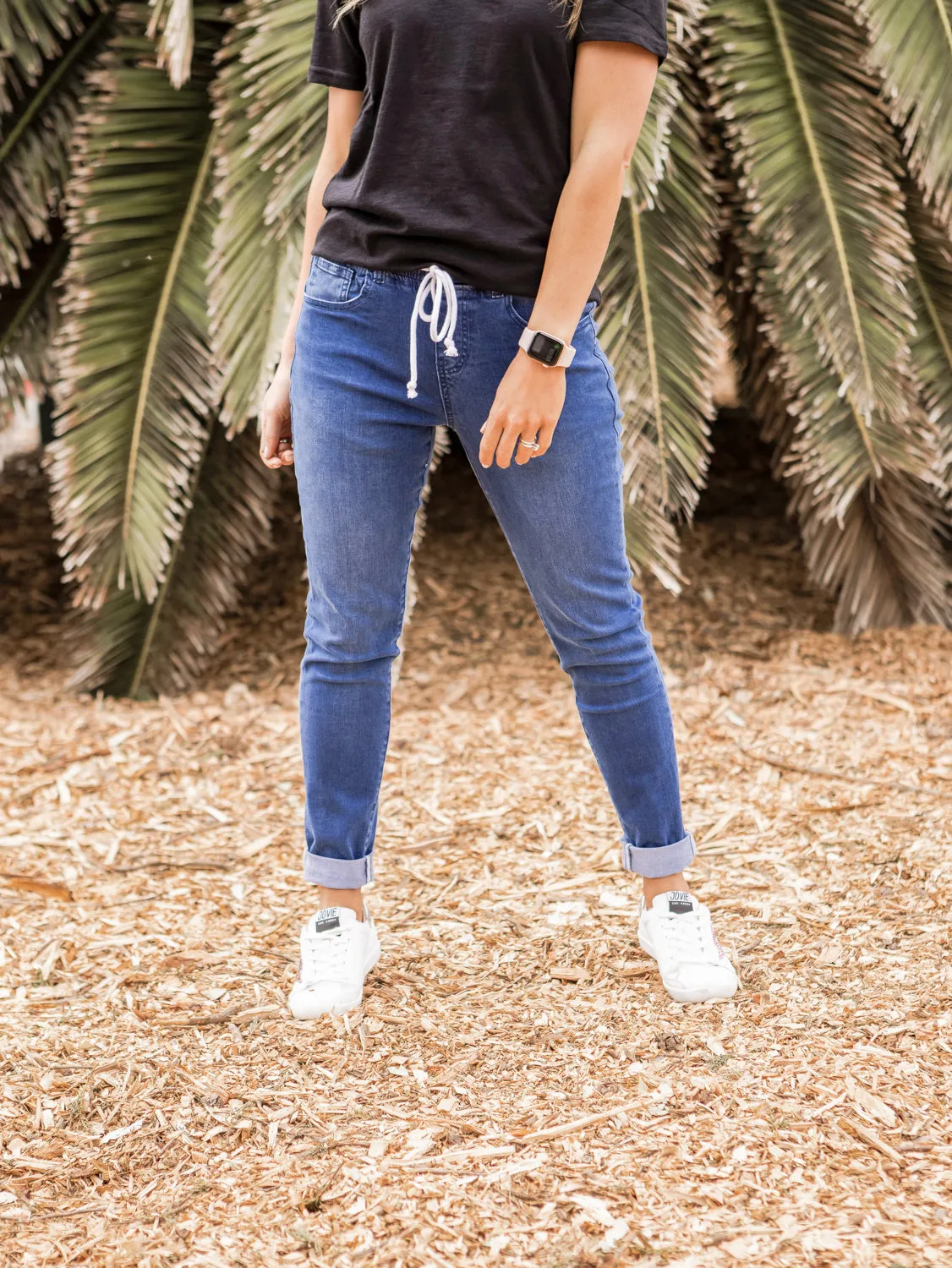 Oakleigh Pull On Denim - Dark