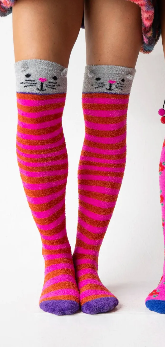 Over-the-Knee Critter Cozy Socks