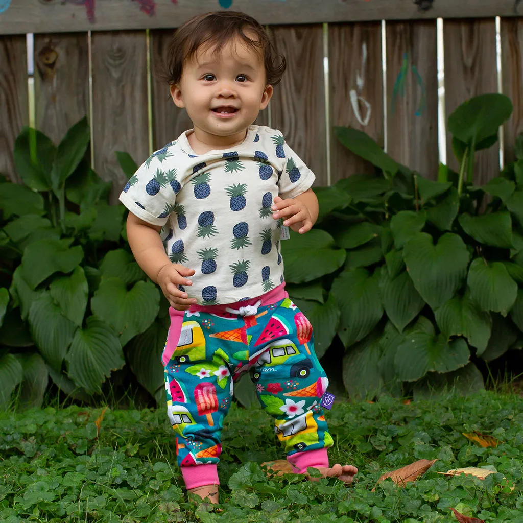 "Anything is Popsicle" Ice Cream Trucks French Terry Jogger Pants
