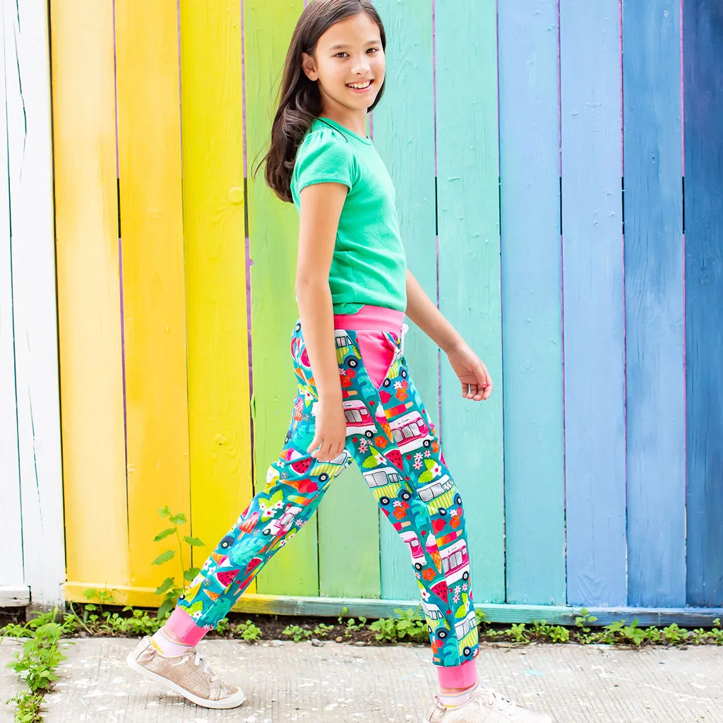 "Anything is Popsicle" Ice Cream Trucks French Terry Jogger Pants