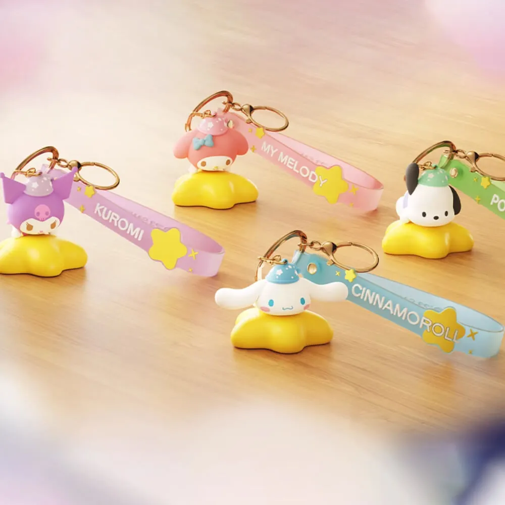 Sanrio Star Keychain Night Light Charm