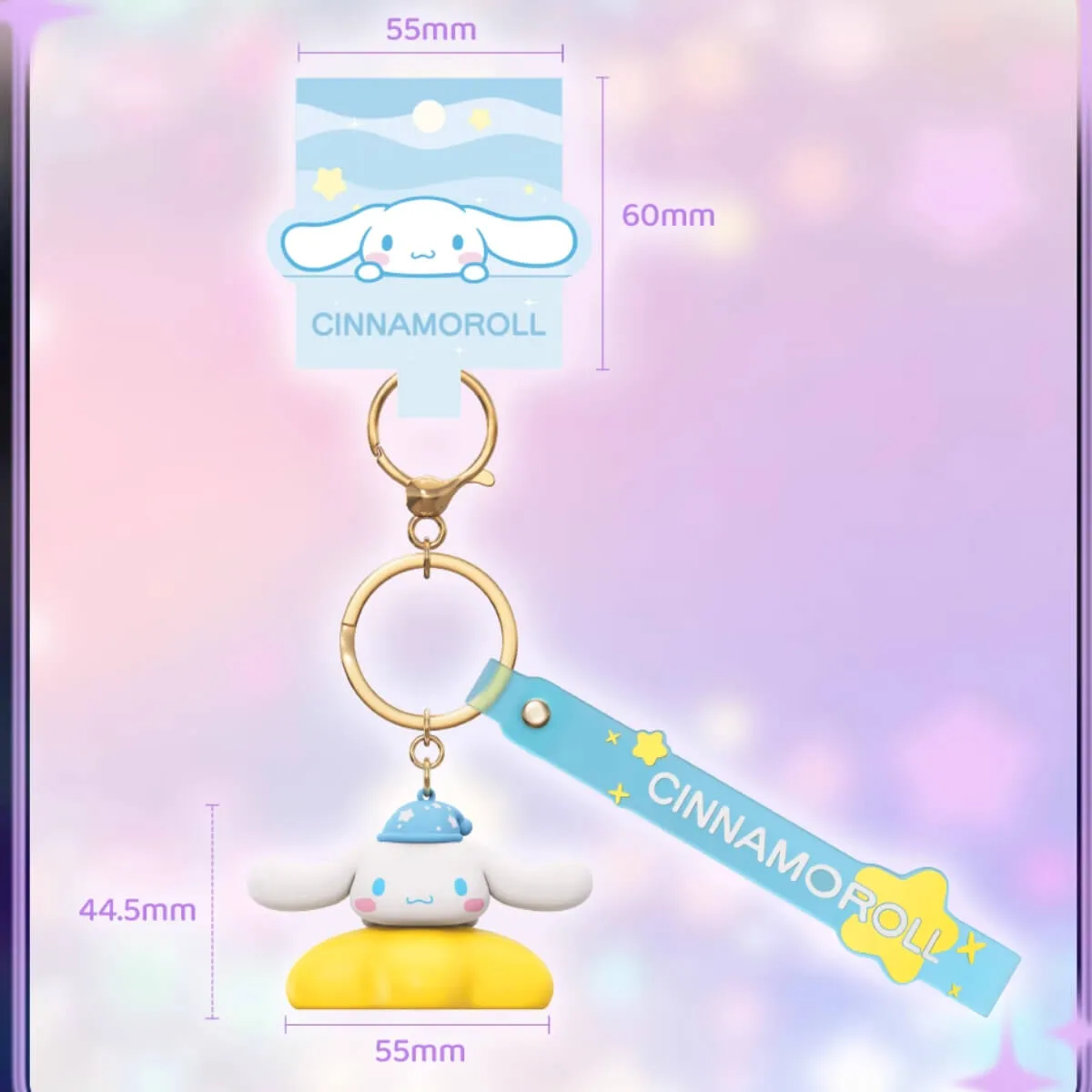 Sanrio Star Keychain Night Light Charm