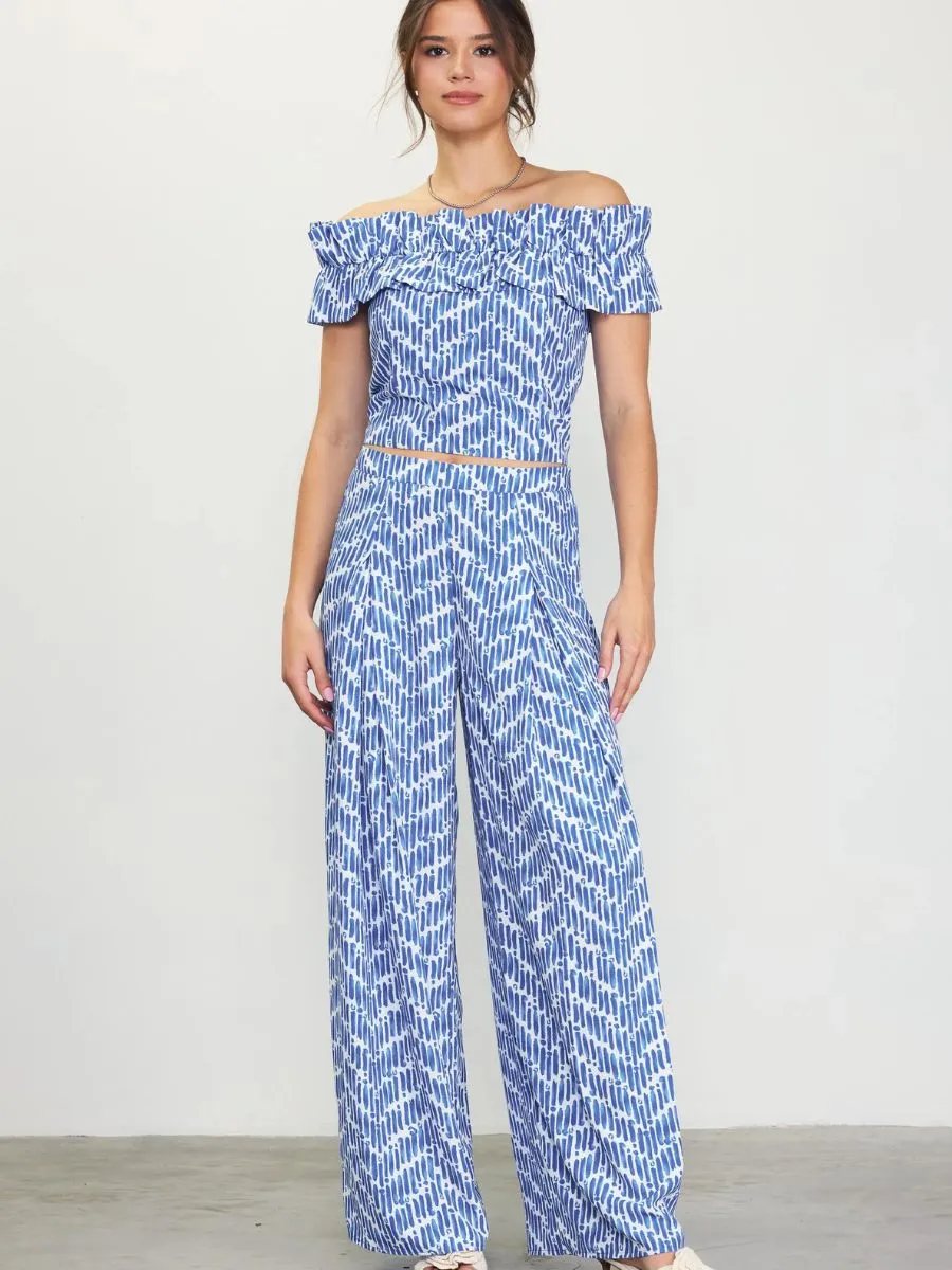 Summer Print Trousers