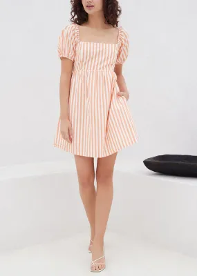 Sunset Stripe Mini Dress