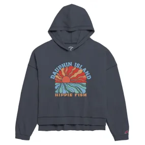 THE ESMERALDA ON DEW OVERSIZED WAFFLE HOODIE