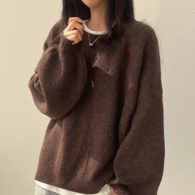 Womens Cozy Warm Casual Oversized Sweater